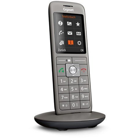 Gigaset CL660HX. DECT telefon. Hands-free funkcija. 400 unosa. SMS (usluga kratkih poruka). Siva.