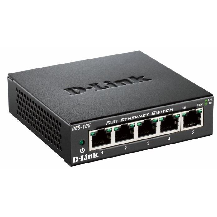D-Link DES-105. Neupravljan. L2. Puni dupleks.