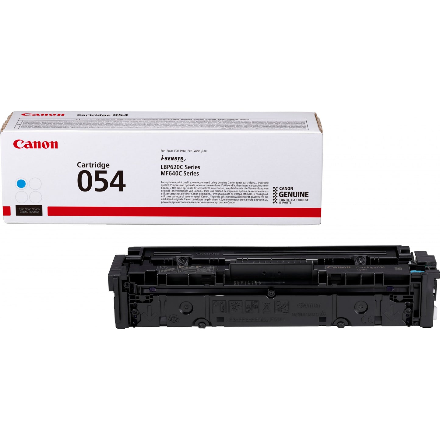 Canon 054 toner kaseta. Cijan. 1200 stranica. Cijan. 1 komad.