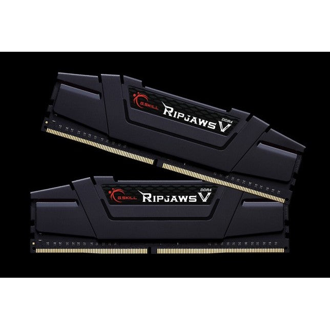 G.Skill Ripjaws V F4-3200C16D-32GVK. 32GB. 2 x 16GB DDR4. 3200MHz. 288-pinski DIMM. Crna.