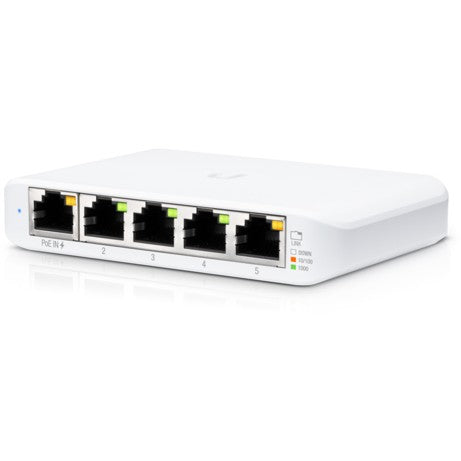 Ubiquiti UniFi USW Flex Mini. Upravljani. L2. Gigabit Ethernet (10/100/1000). Napajanje preko Etherneta (PoE).