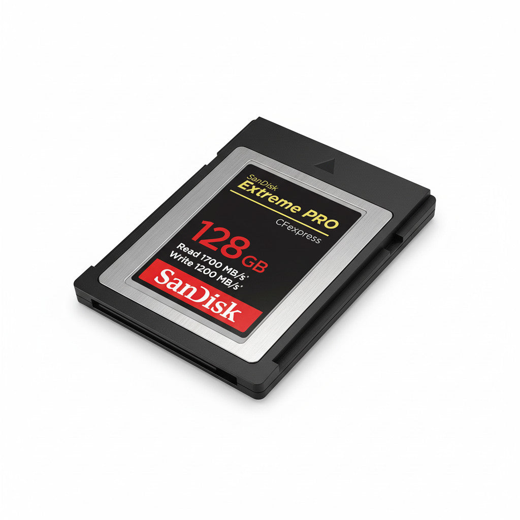 SanDisk SDCFE-128G-GN4NN. 128GB. CFexpress. 1700MB/s. 1200MB/s. Crna.