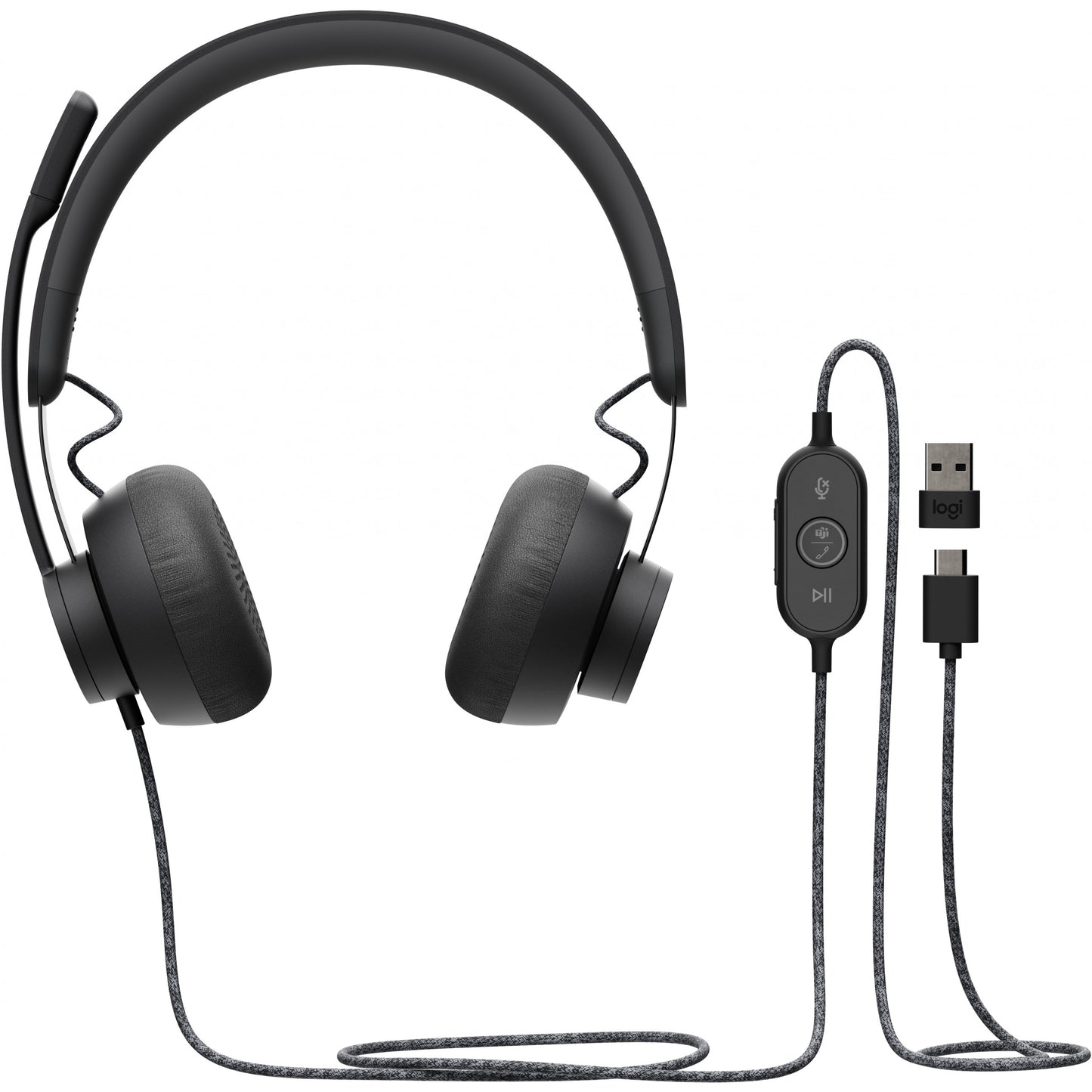 Logitech 981-000870. Žični. Pozivi/Muzika. 20 - 16000 Hz. 211 g. Slušalice. Grafitne.