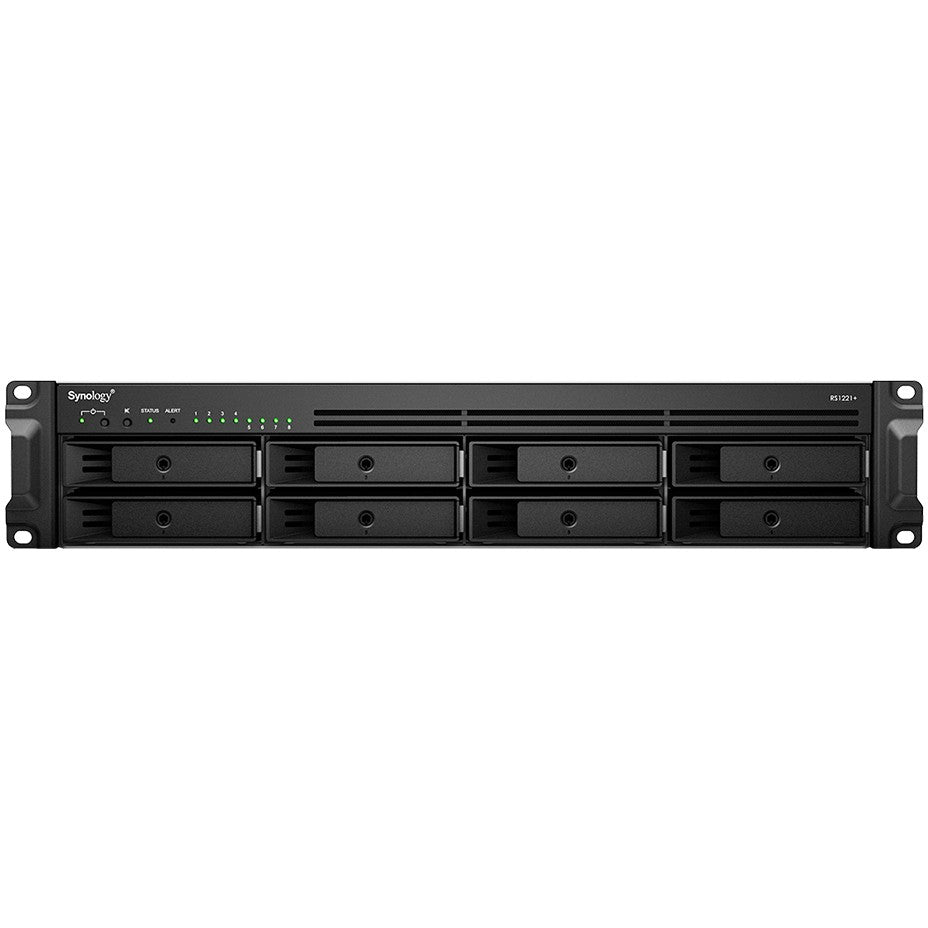 Synology RackStation RS1221+. NAS. Rack (2U). Ugrađeni Ryzen. V1500B. 4GB. DDR4