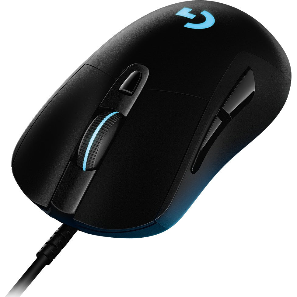 Logitech G G403 HERO. Desna. Optička. USB Tip-A. 25600 DPI. 1 ms. Crna.