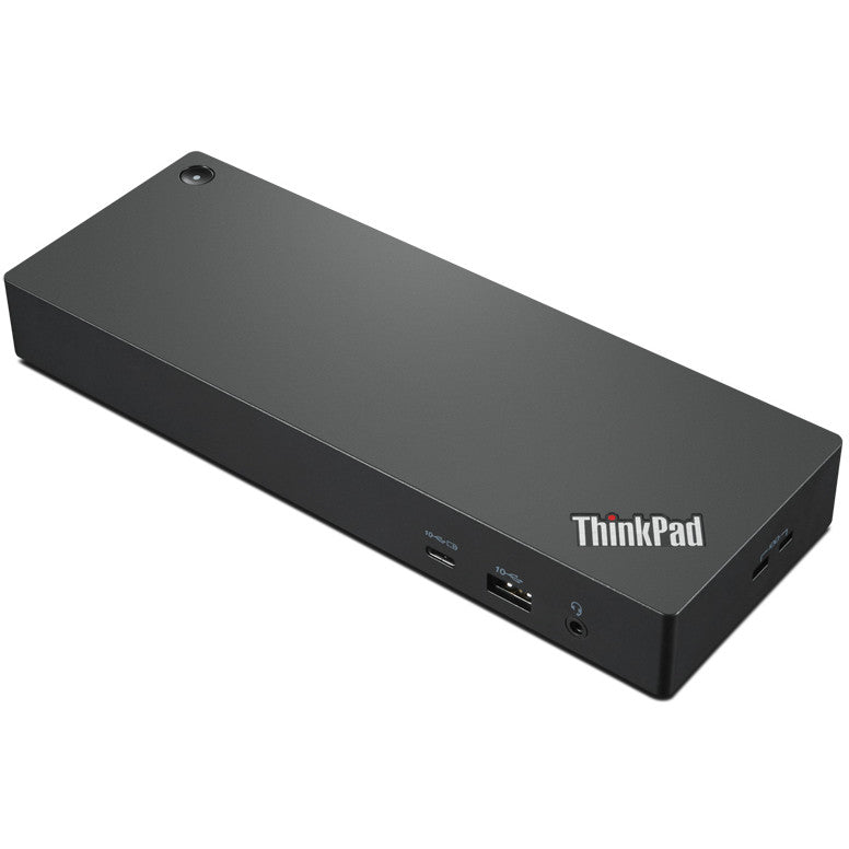 Lenovo ThinkPad Universal Thunderbolt 4. Žični. Thunderbolt 4. 3,5 mm. Crni. UCUS. FCC. ICES. NOM. DC