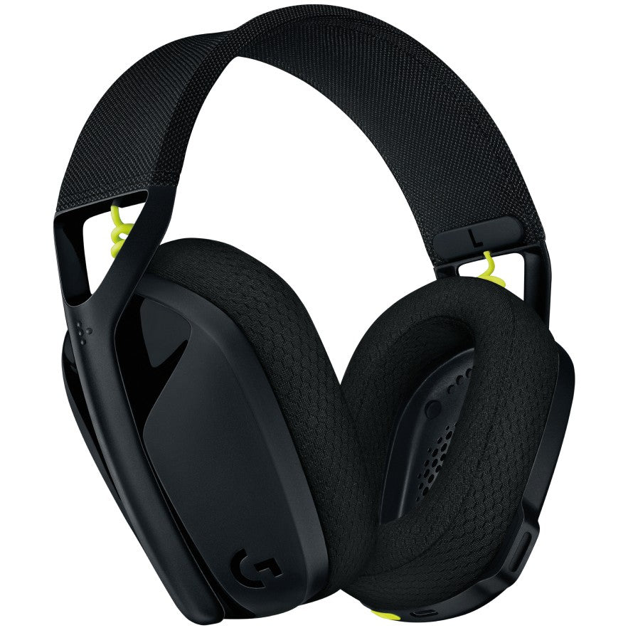 Logitech G G435. Bežične. Igraće. 20 - 20000 Hz. 165 g. Slušalice. Crne. Žute