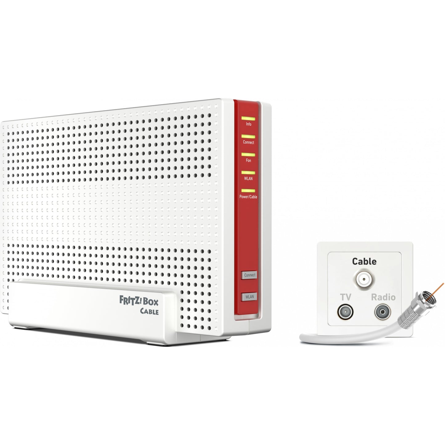 Kutija 6690. Wi-Fi 6 (802.11ax). Dvofrekventni (2,4 GHz/5 GHz). Ethernet/LAN. Bijela. Stolni ruter.