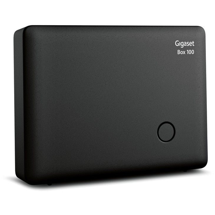 Gigaset Box 100. 300 m. DECT. POKLOPAC. Crni. 120x40x92mm. 89g