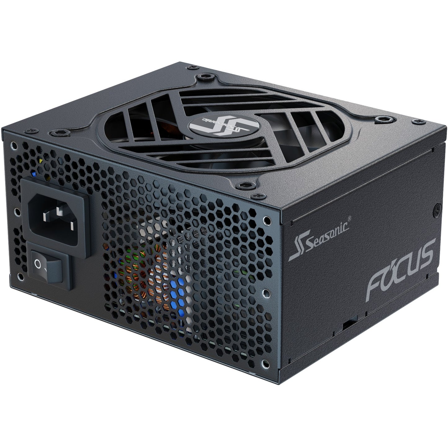 Seasonic FOCUS SGX-750 (2021). 750 W. 100 - 240 V. 50 - 60 Hz. 10 A. 5 A. 100 W