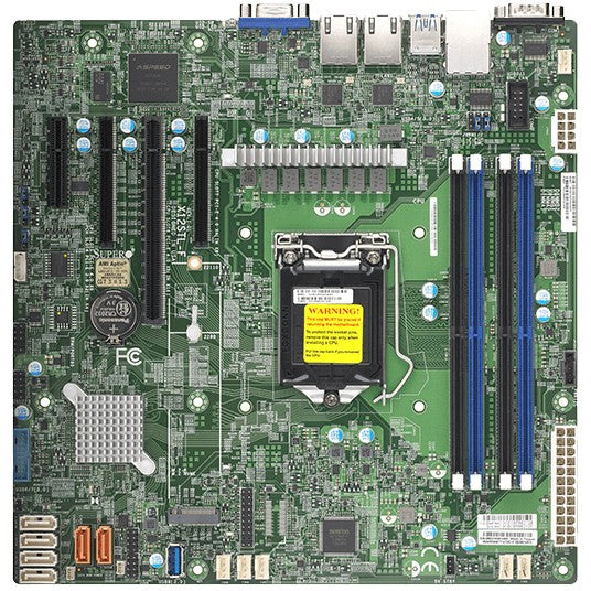 Supermicro X12STL-FB Bulk. Intel. LGA 1200 (Socket H5). Intel Xeon E. E-2300. DDR4 SDRAM. 128GB