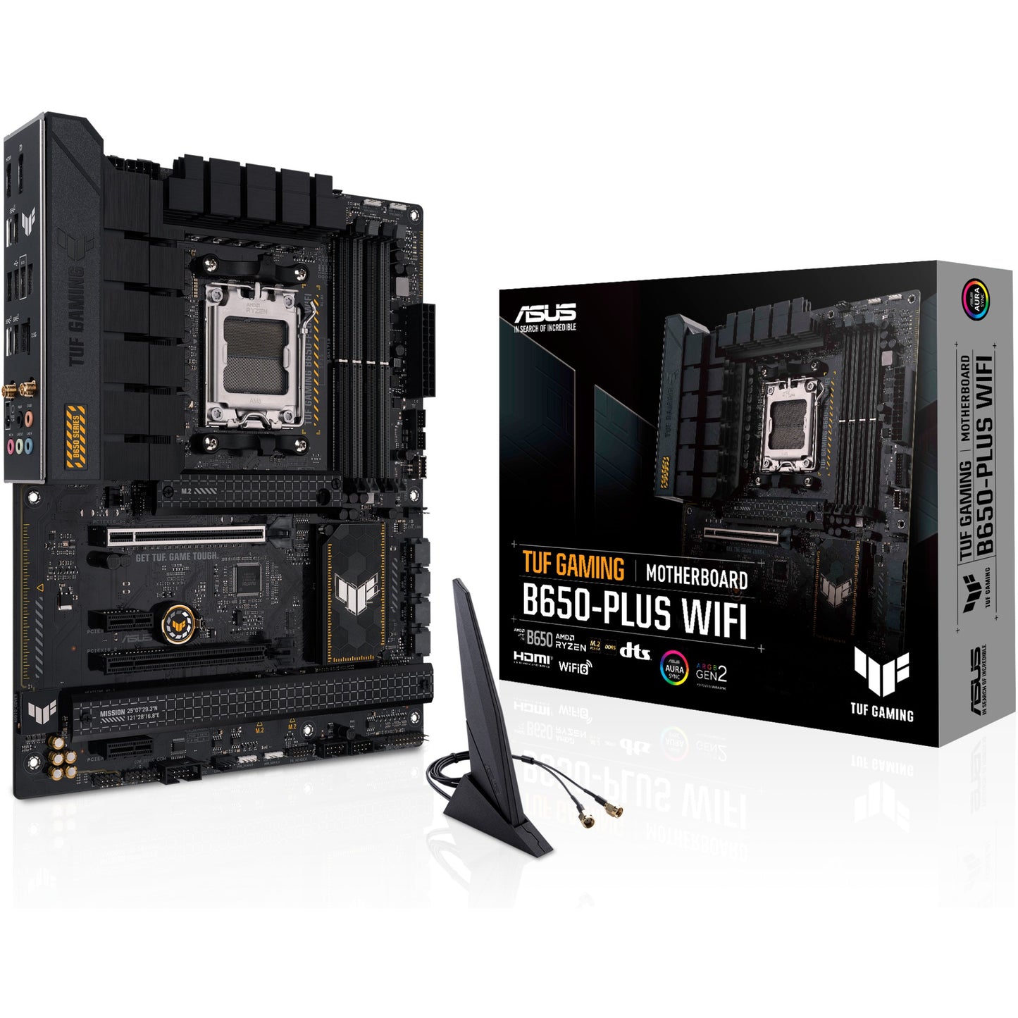 ASUS TUF GAMING B650-PLUS WIFI. AMD. Podnožje AM5. AMD Ryzen 7000 serija. Podnožje AM5. DDR5 SDRAM. 128GB