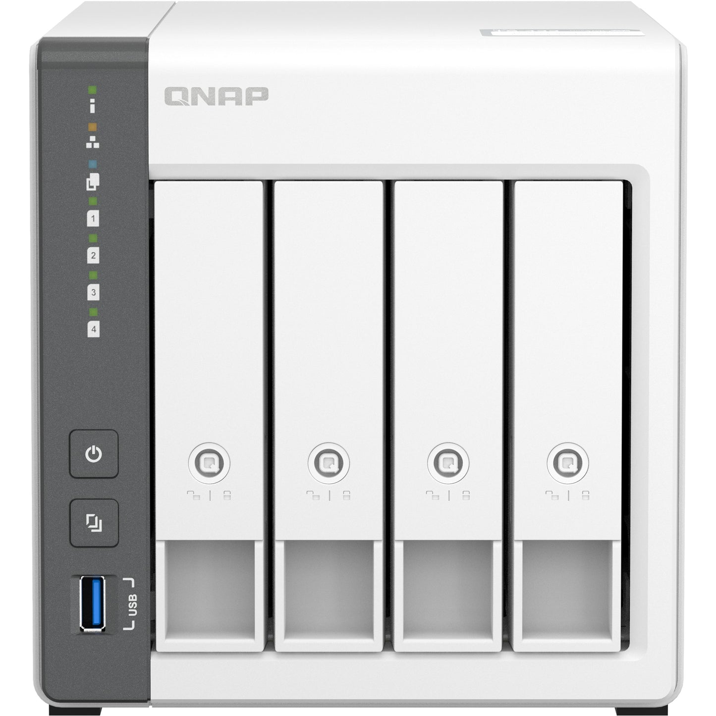 QNAP TS-433. NAS. Tower. ARM. Cortex-A55. 4GB. 0TB