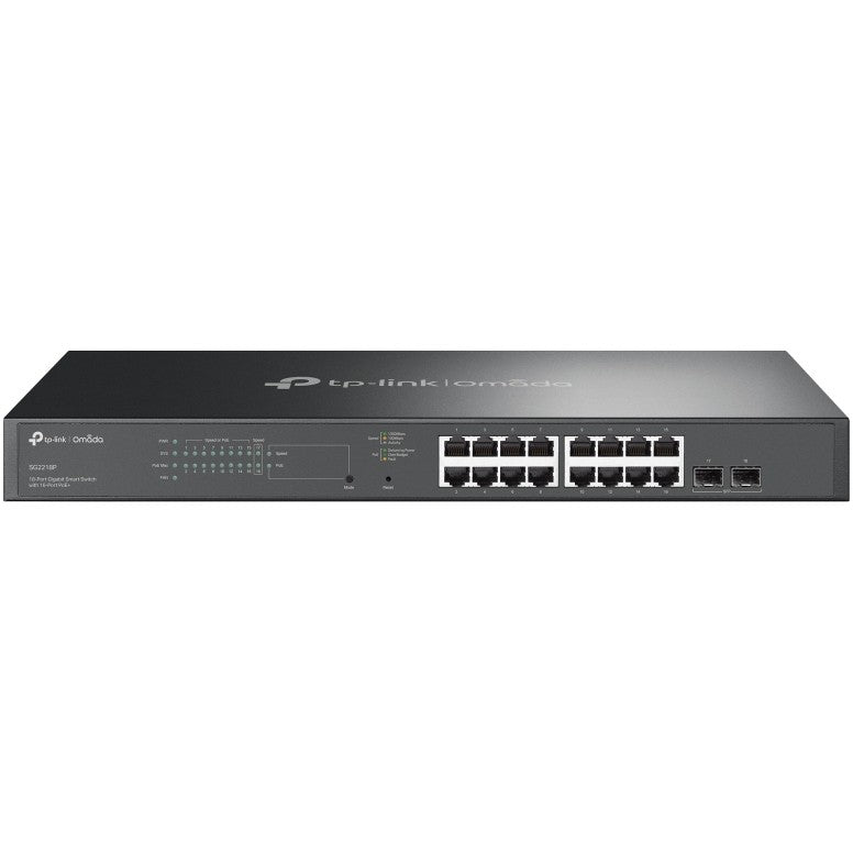 TP-Link Omada SG2218P. Upravljani. L2/L2+. Gigabit Ethernet (10/100/1000). Napajanje preko Etherneta (PoE). Montaža u rack. 1U