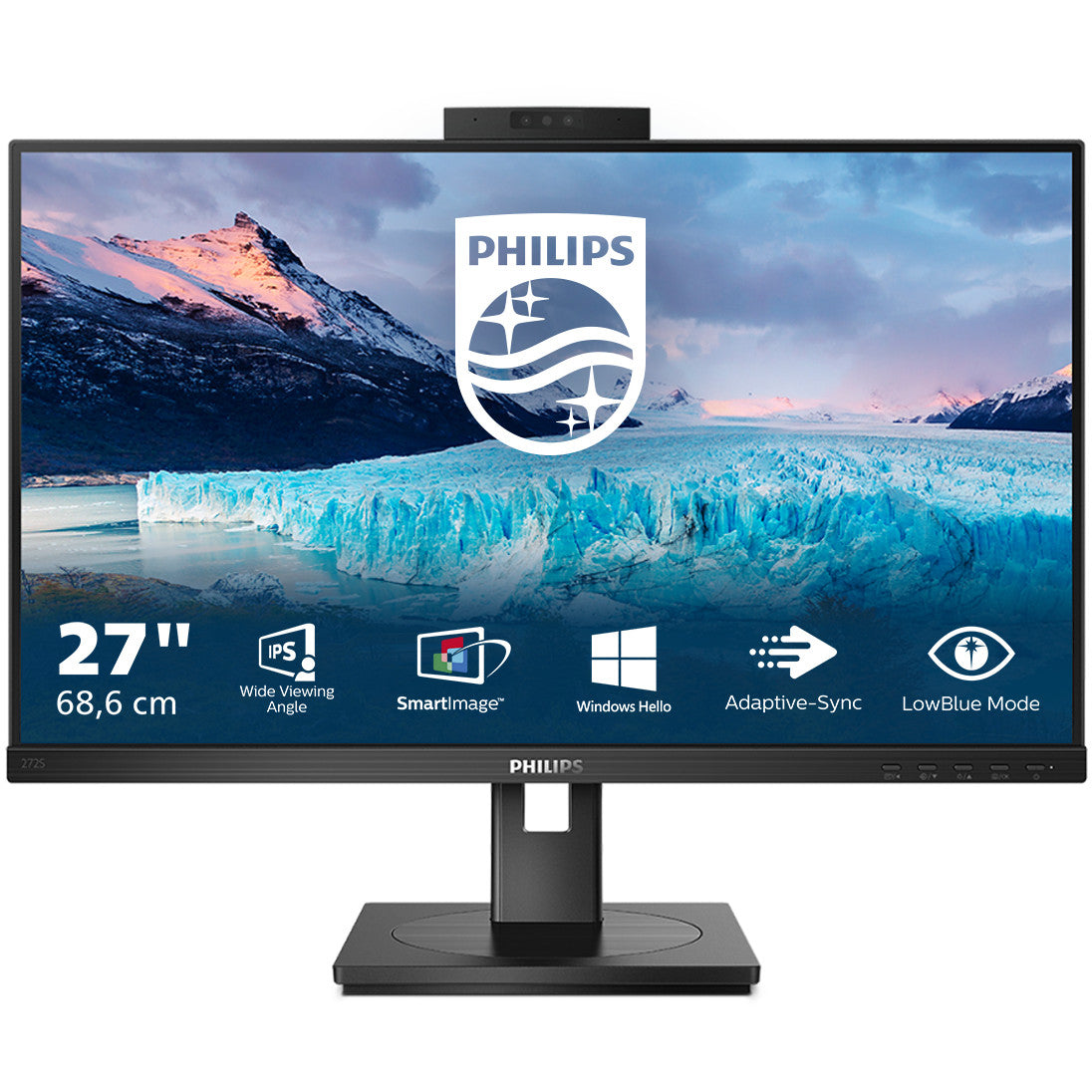 Philips S Line 272S1MH/00. 68,6 cm (27"). 1920 x 1080 piksela. Full HD. LED. 4 ms. Crni.
