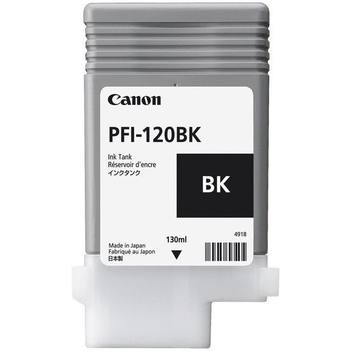 Canon PFI-120BK. Crna. Tinta na bazi pigmenta. 130 ml. 1 komad.