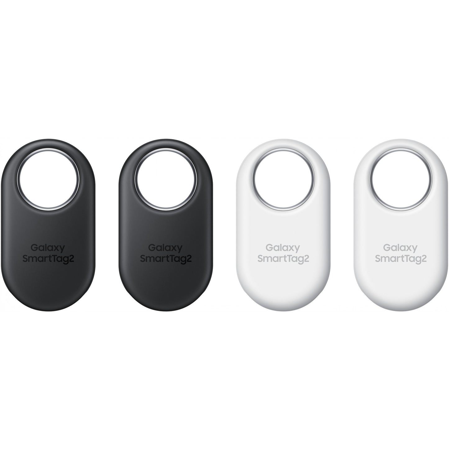 Samsung Galaxy SmartTag 2 EI-T5600, 4 komada u pakovanju (2x crna + bijela). Artikal. Finder. Grafit. Bijela. Otporan na prašinu. 120 m. IP67