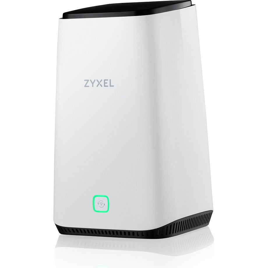 Zyxel FWA510. Wi-Fi 6 (802.11ax). Tropojasni (2.4 GHz / 5 GHz / 5 GHz). Ethernet/LAN. 5G. Crna. Bijela. Stolni ruter.