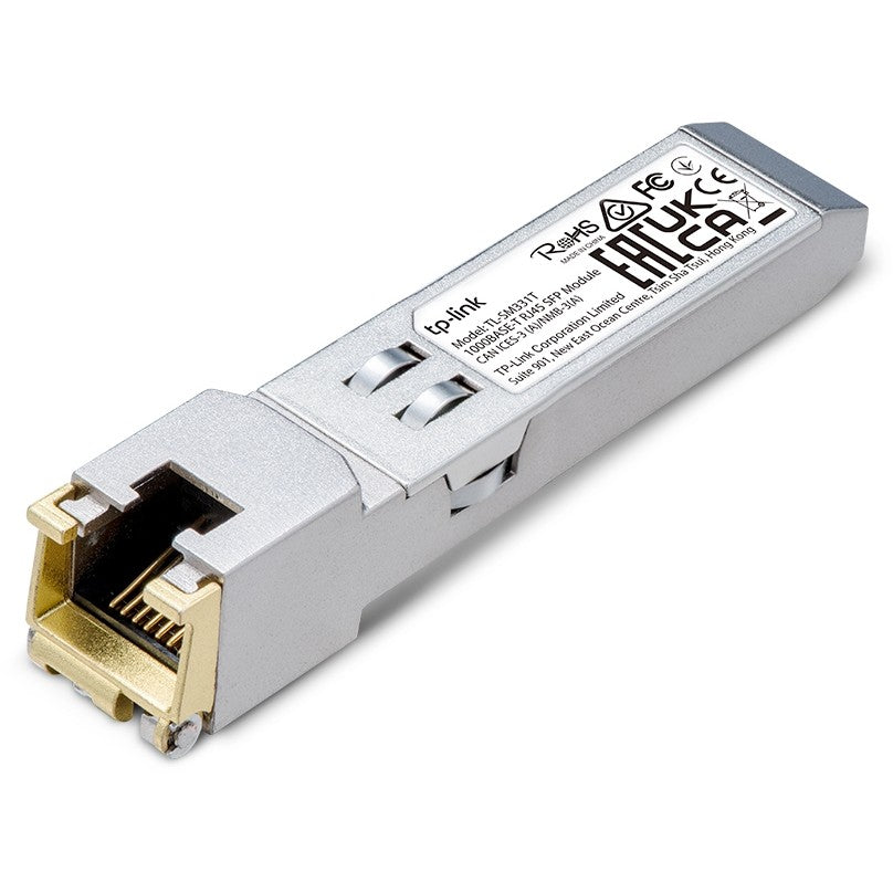 TP-Link 1000BASE-T RJ45 SFP modul. Optička vlakna. 1250 Mbps. SFP. 50/125 µm. 300 m. 850 nm
