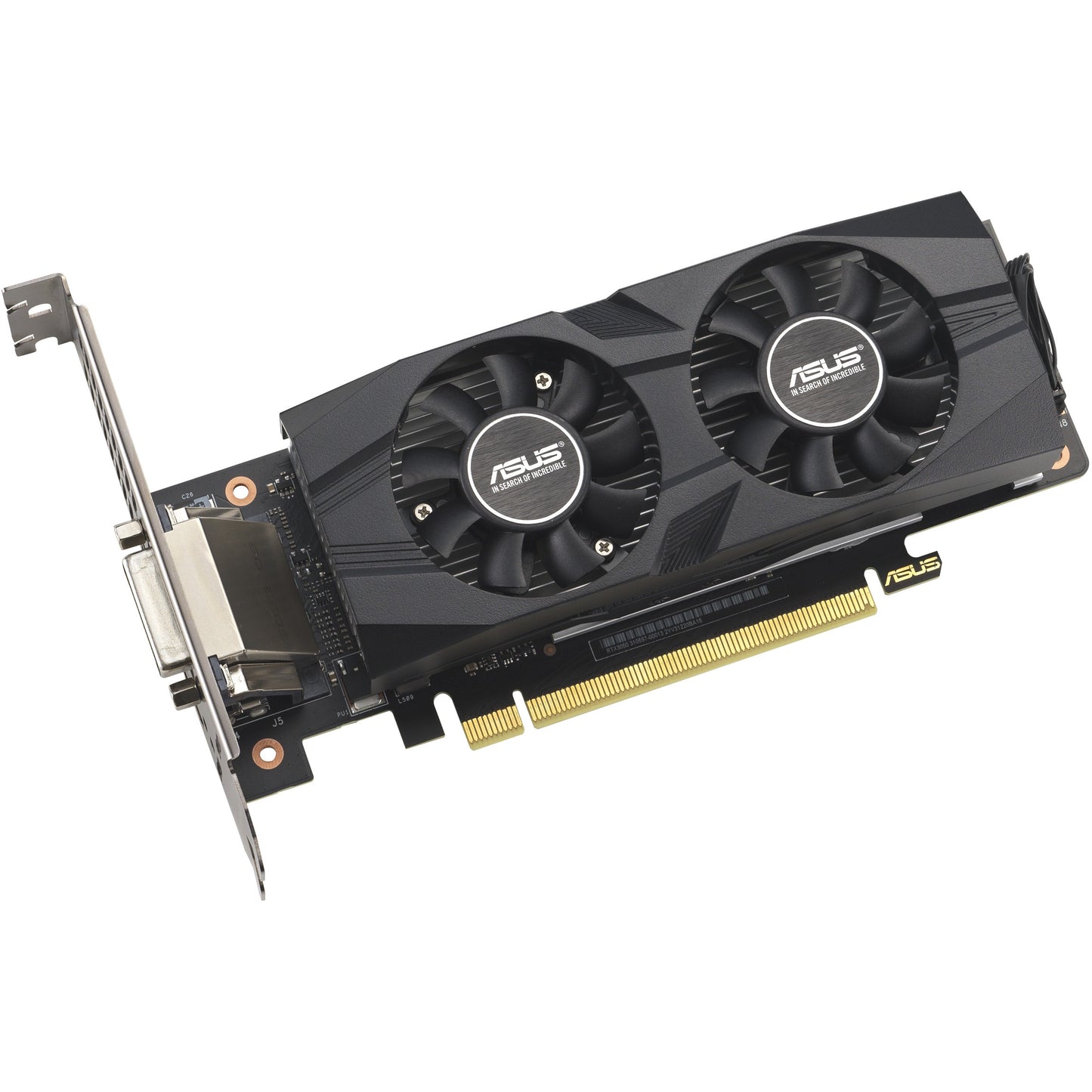 ASUS GeForce RTX 3050 LP BRK OC Edition. GeForce RTX 3050. 6GB. GDDR6. 96 bita. 7680 x 4320 piksela. PCI Express 4.0