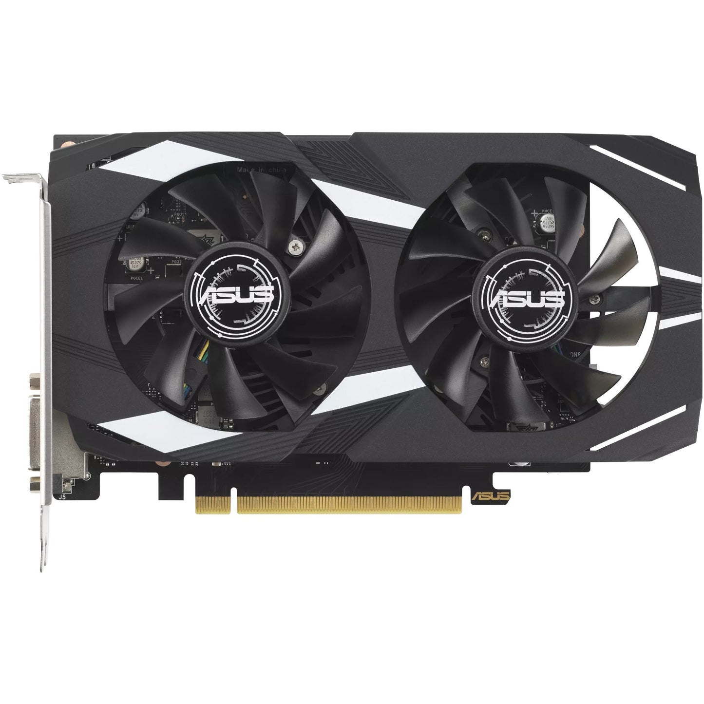 ASUS Dual-RTX3050-O6G. GeForce RTX 3050. 6GB. GDDR6. 96 bita. 7680 x 4320 piksela. PCI Express 4.0