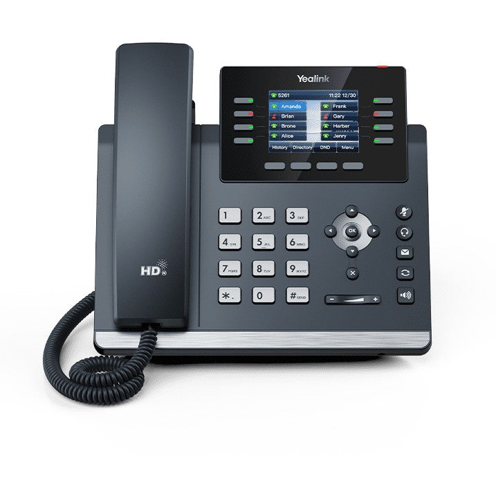 Yealink SIP-T44U. IP telefon. Siva. 8 linija. 1000 unosa. LCD. 7,11 cm (2,8").