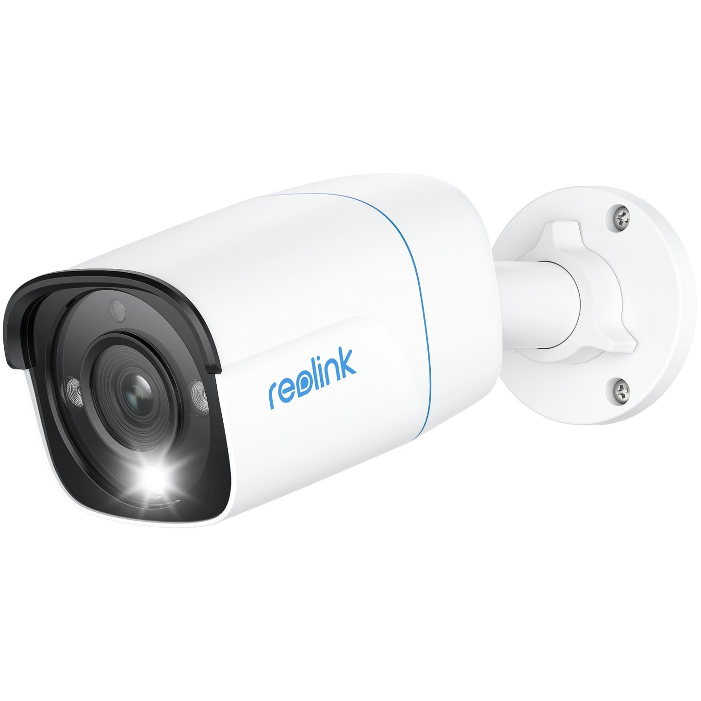 Reolink P330. IP sigurnosna kamera. Za unutrašnju i vanjsku upotrebu. Žičana. Google Assistant. Zidna montaža. Bijela.