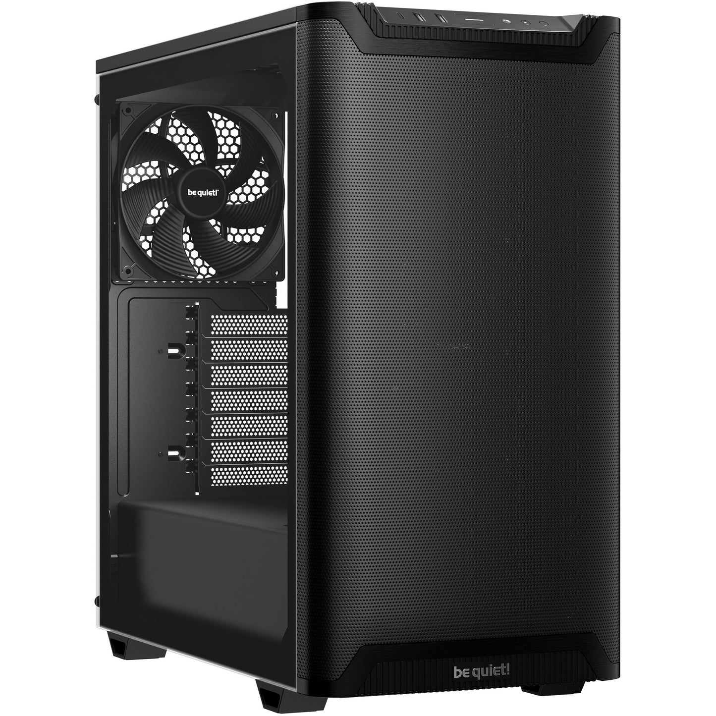 be quiet! PURE BASE 501 Protok zraka Prozor Crna. Midi Tower. PC. Crna. ATX. Micro ATX. Mini-ITX. Akrilonitril butadien stiren (ABS). Čelik. Kaljeno staklo. 17,8 cm