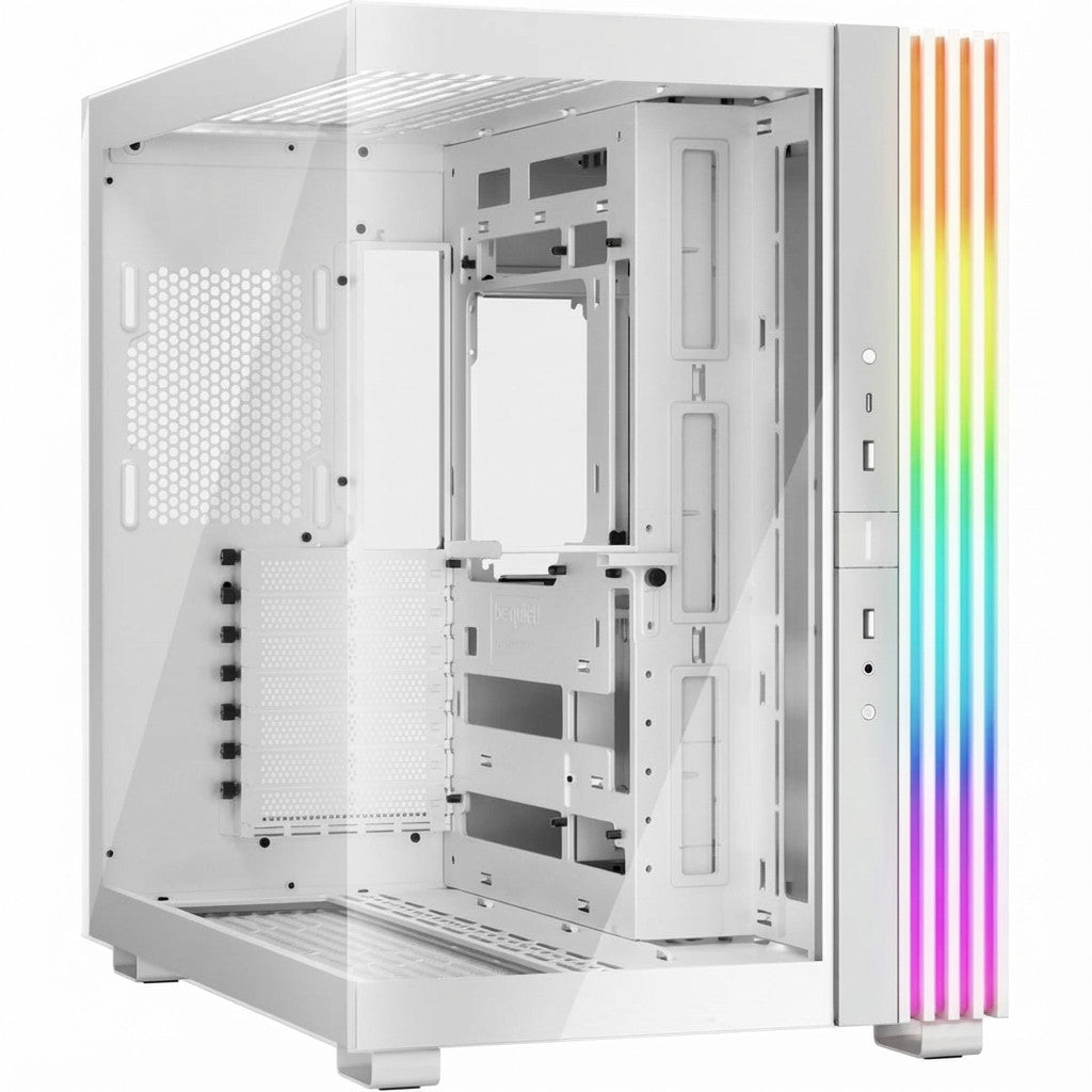 be quiet! LIGHT BASE 600 DX Bijela. Midi Tower. PC. Bijela. ATX. Micro ATX. Mini ATX. Akrilonitril butadien stiren (ABS). Staklo. Čelik. Gejming.