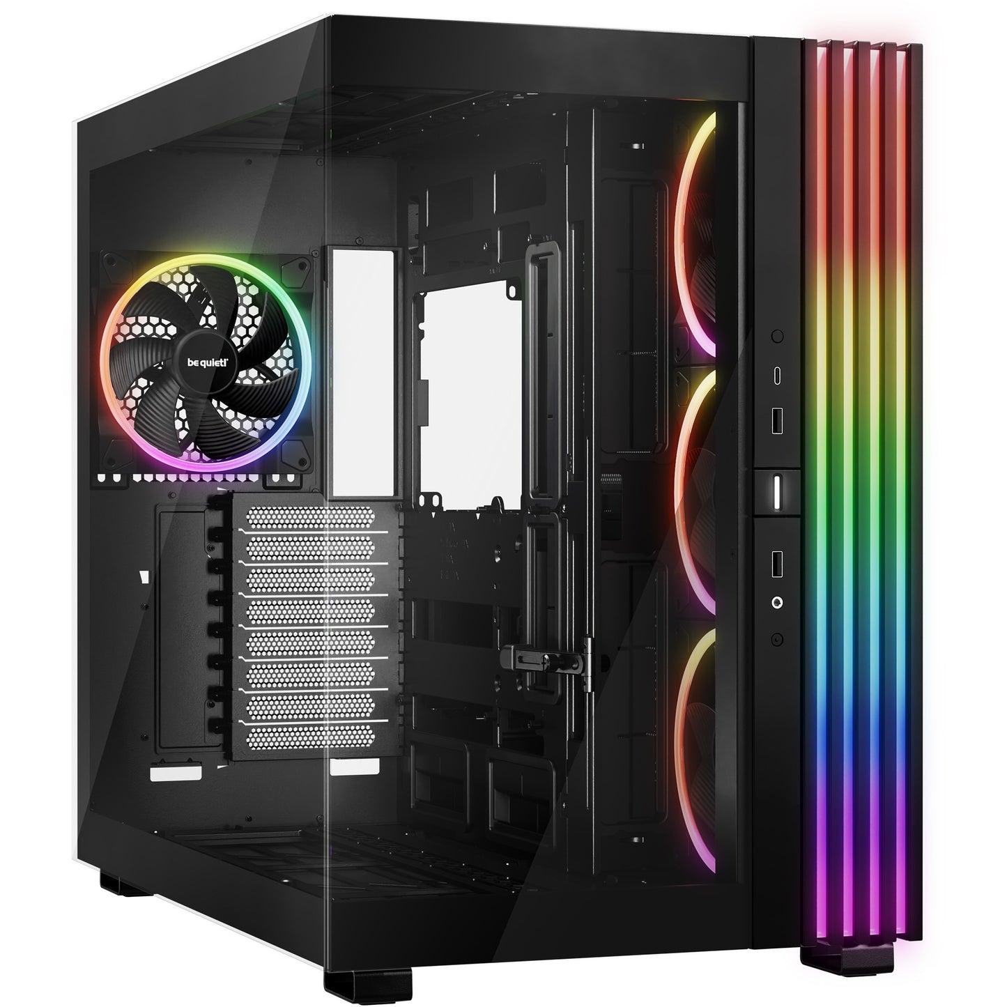 be quiet! LIGHT BASE 900 FX Crna. Full tower. PC. Crna. ATX. EATX. micro ATX. Mini ITX. XL ATX. Akrilonitril butadien stiren (ABS). Staklo. SGCC. Gejming