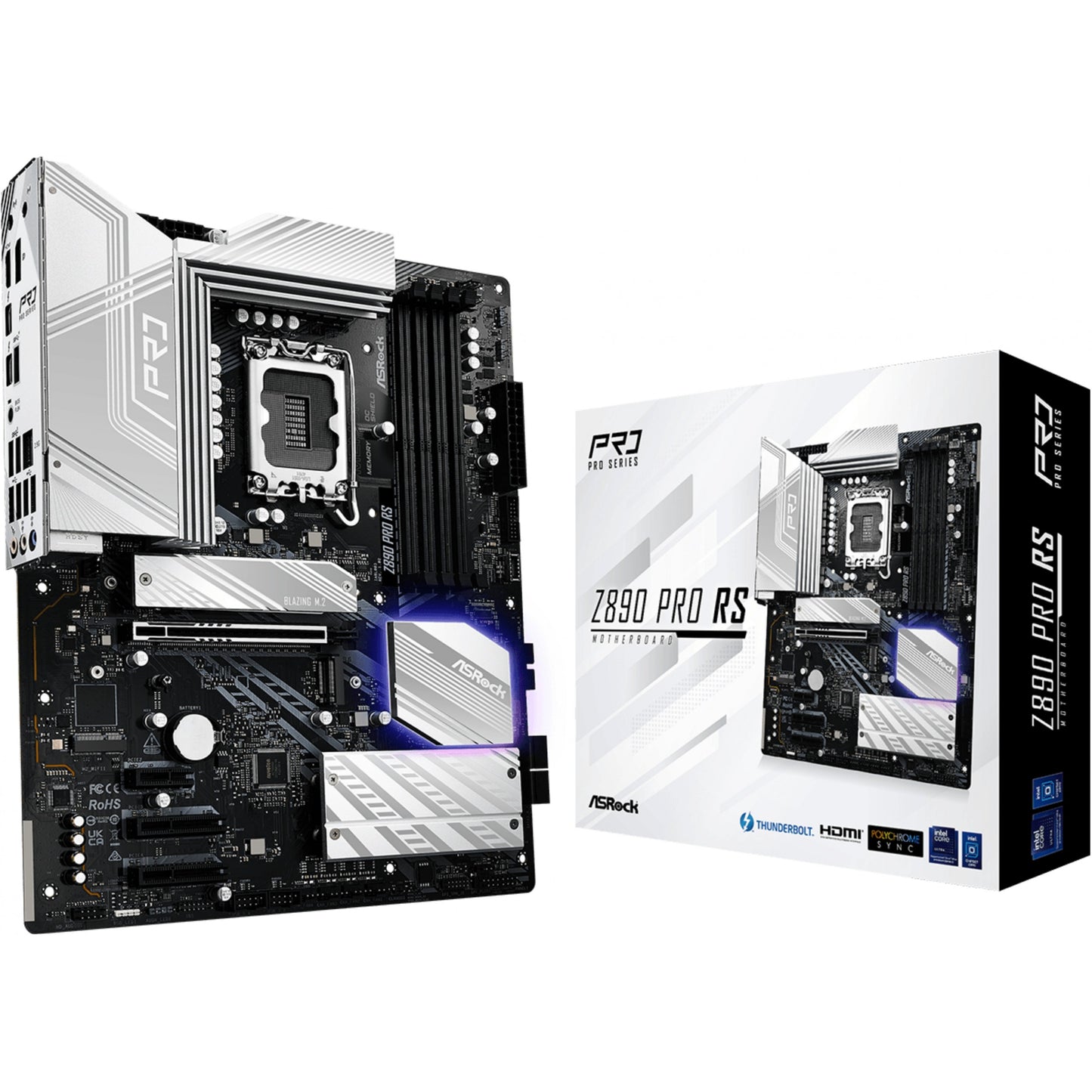 Asrock Z890 Pro RS. Intel. LGA 1851 (Socket V1). Intel Core Ultra (Serija 2). LGA 1851. DDR5 SDRAM. 256GB