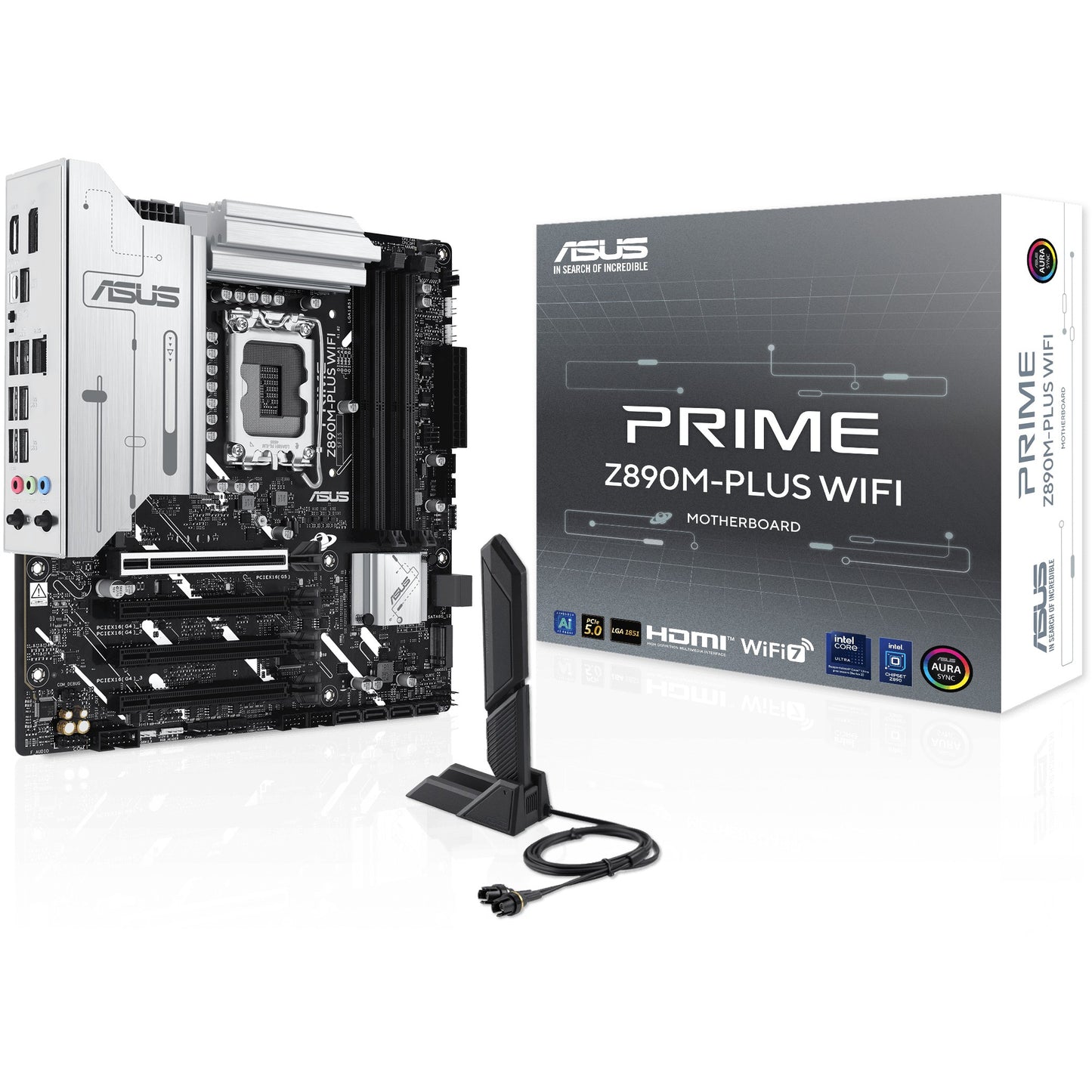 ASUS PRIME Z890M-PLUS WIFI. Intel. LGA 1851 (Socket V1). Intel Core Ultra (Serija 2). LGA 1851. DDR5 SDRAM. 192GB