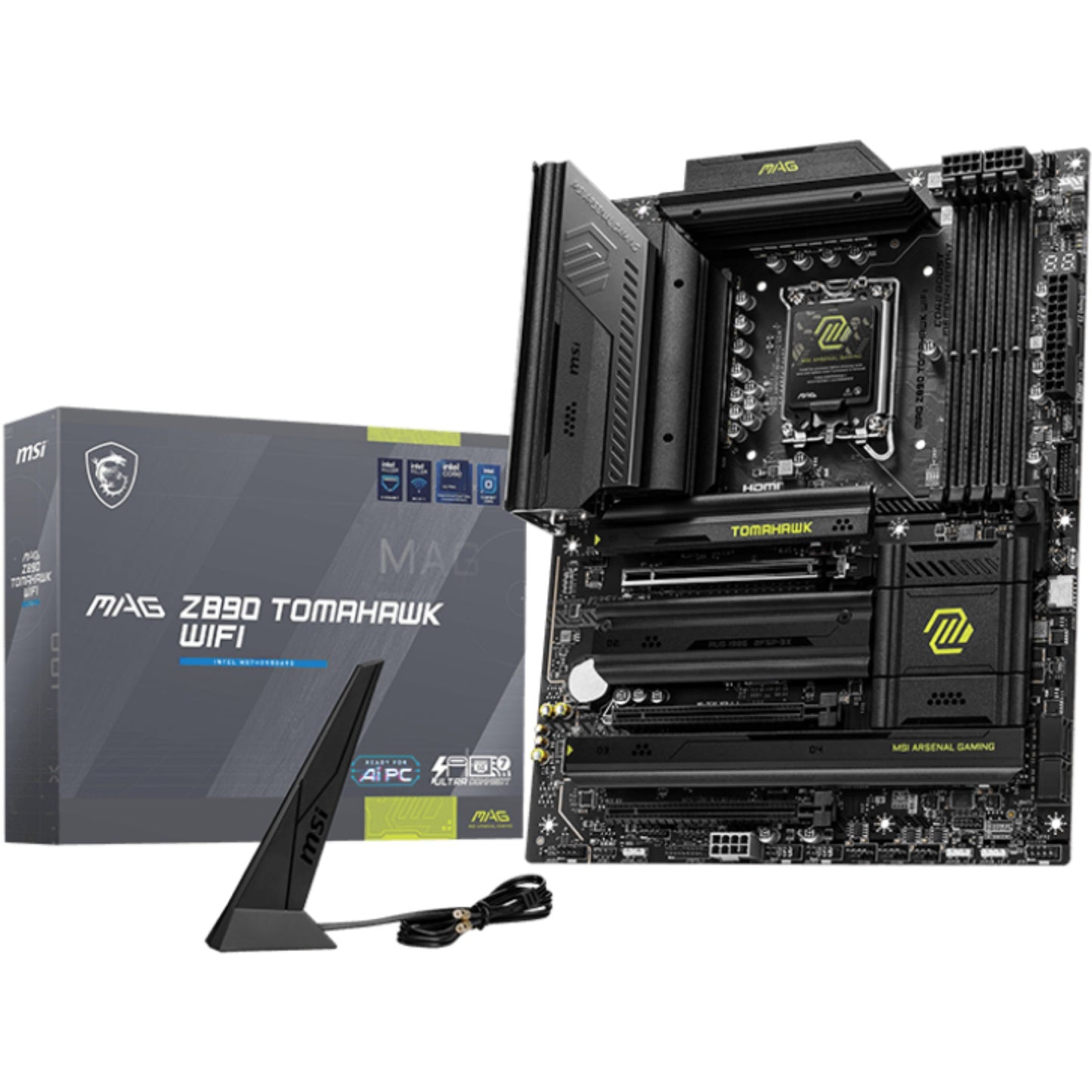 MSI MAG Z890 TOMAHAWK WIFI. Intel. LGA 1851 (Socket V1). Intel Core Ultra (Serija 2). Intel LGA1851. 256GB. DDR5 SDRAM.