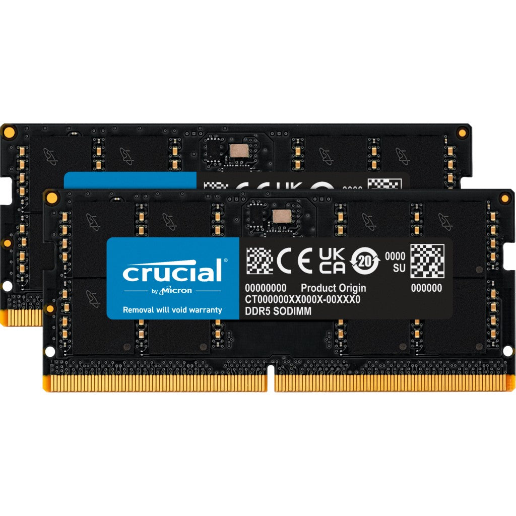 Crucial CT2K32G56C46S5. 64GB. 2 x 32GB. DDR5. 5600MHz