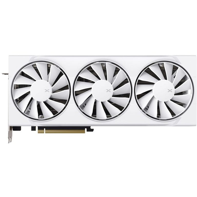 XFX Swift Radeon RX 9070 OC Gaming Edition. Radeon RX 9070. 16GB. GDDR6. 256 bita. 7680 x 4320 piksela. PCI Express 5.0