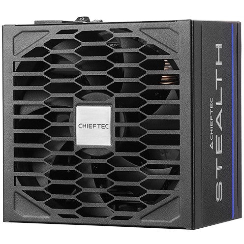 Chieftec Stealth serija SPX-1200-FC napajanje crno. 1200 W. 100 - 240 V. 50/60 Hz. 15,0-7,5 A. Aktivno. 100 W