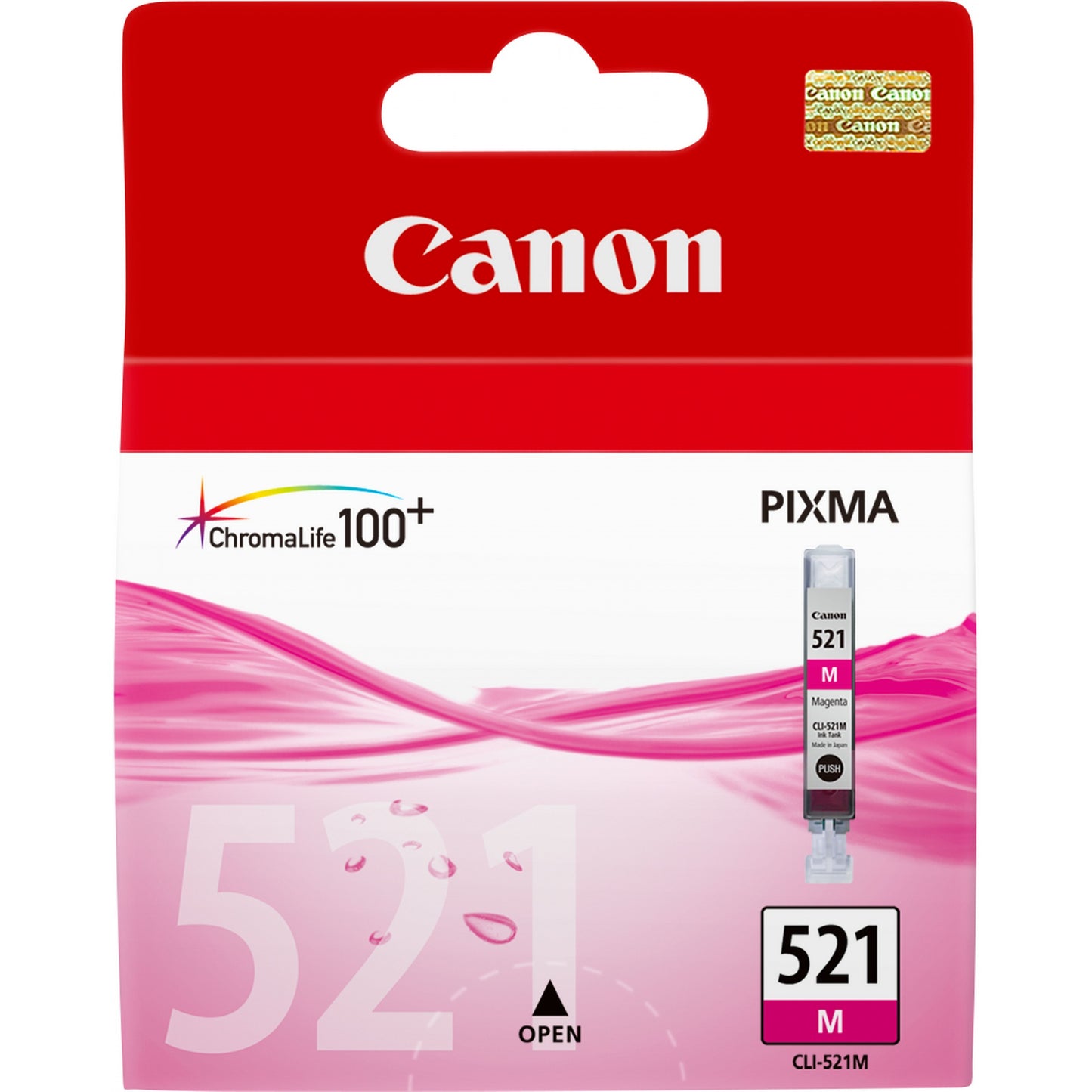 Canon CLI-521M magenta tinta. Magenta. Tinta na bazi pigmenta. 1 komad.