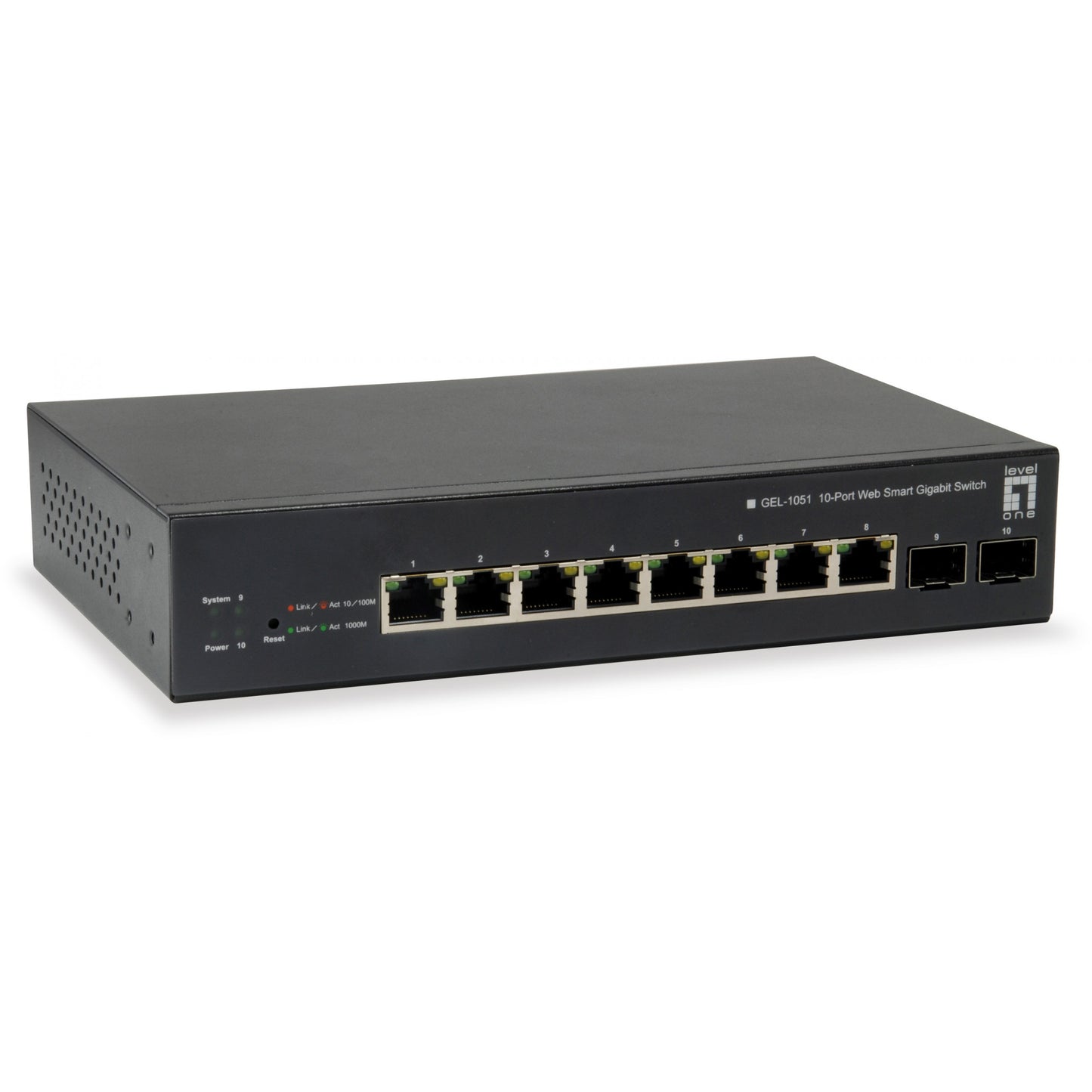 LevelOne GEP-1051. Upravljani. L2/L3/L4. Gigabit Ethernet (10/100/1000). Napajanje preko Etherneta (PoE). Ugradnja u rack.