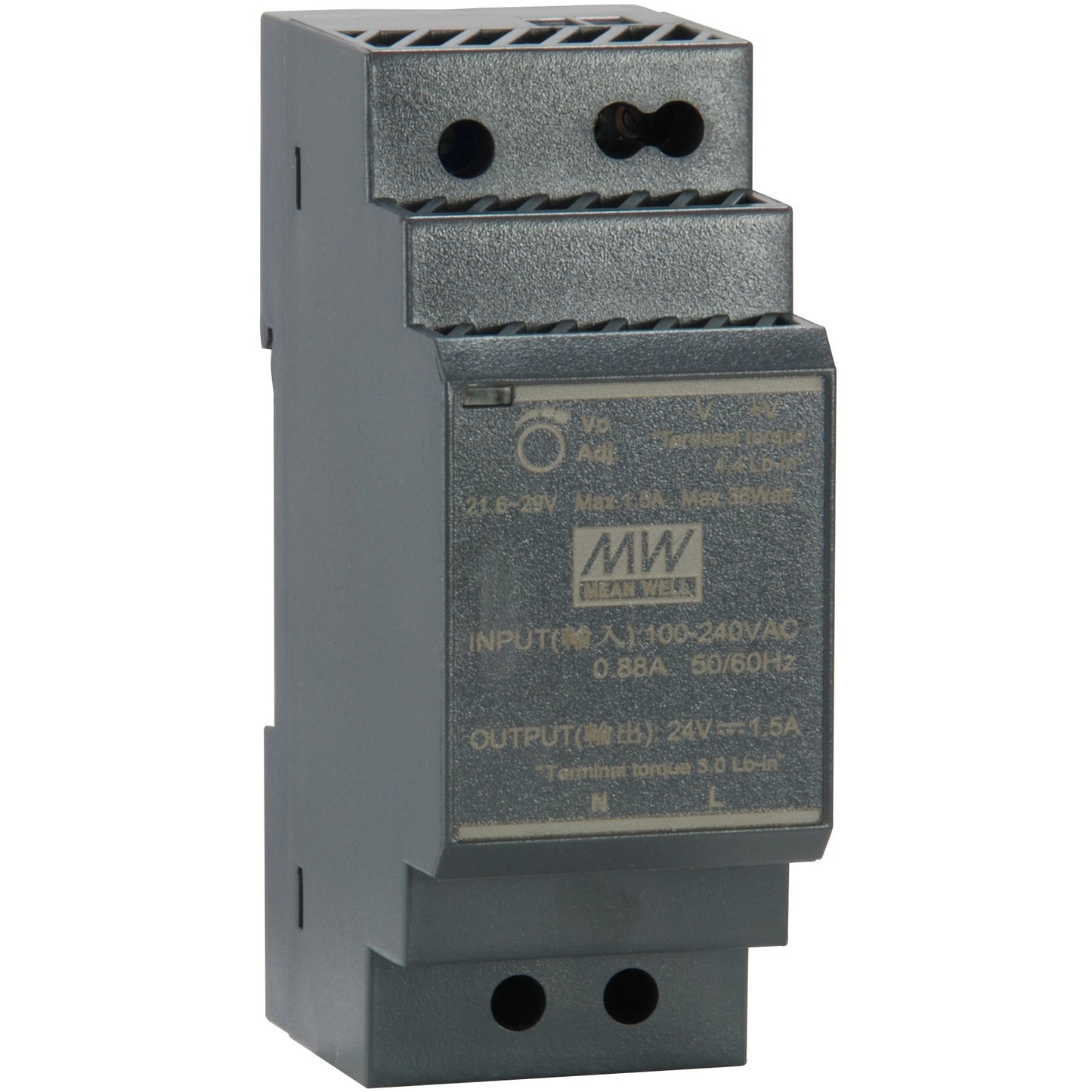 LevelOne POW-2411. 30 W. 85 - 264 V. 36 W. Prenapon. Zaštita od preopterećenja. Zaštita od kratkog spoja. 968100 h. Crna.