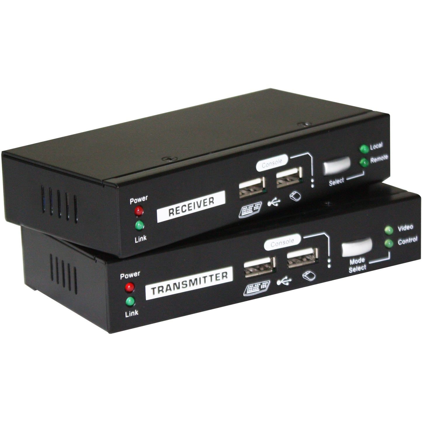 LevelOne KVM preko Cat.5 produživača. Predajnik i prijemnik. Žični. 100 m. Cat5. Cat5e. 1920 x 1200 piksela. Kombinacija tipki. Dugmad.