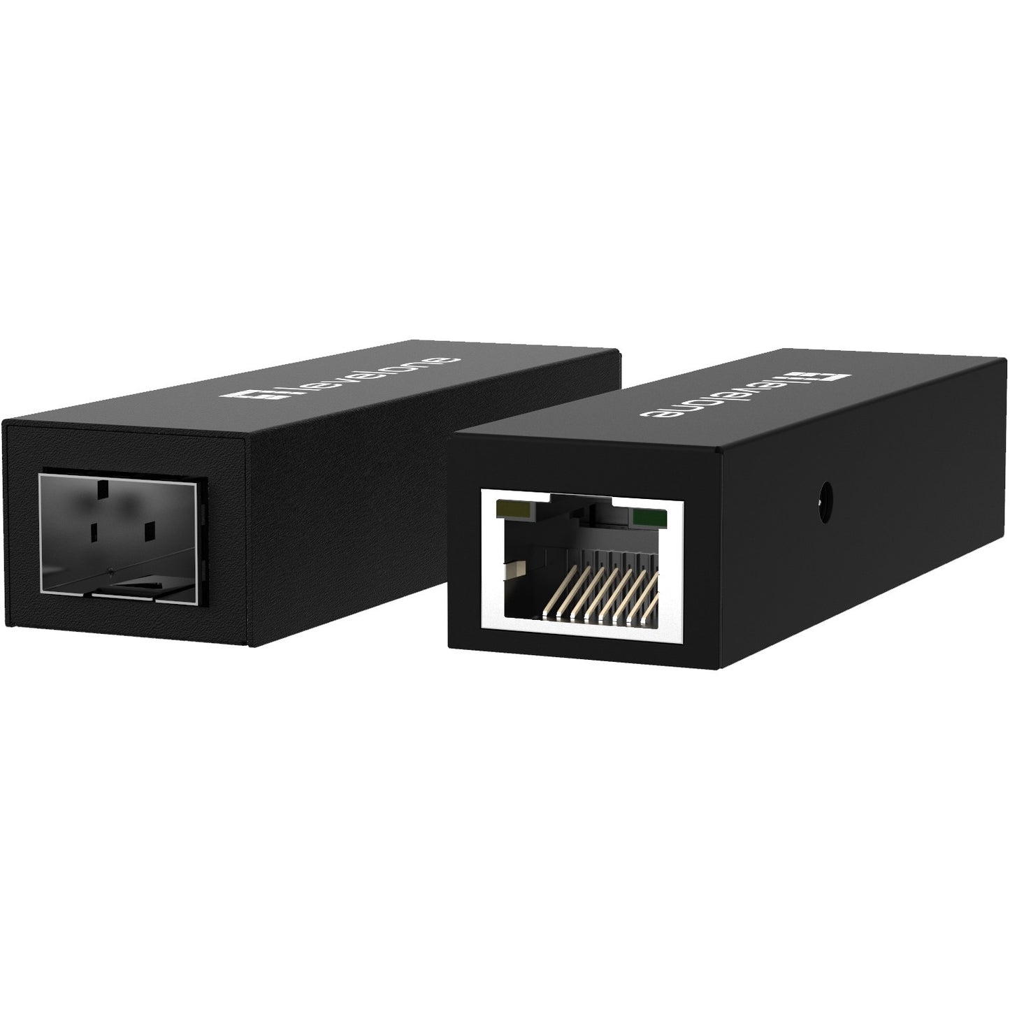 LevelOne ultra tanki RJ45 na SFP gigabitni medijski konverter. 1000 Mbps. IEEE 802.3. IEEE 802.3z. 1000 Mbps. 10BASE-T. 100BASE-T. 1000BASE-T. 100000 h. Aktivnost. Veza.