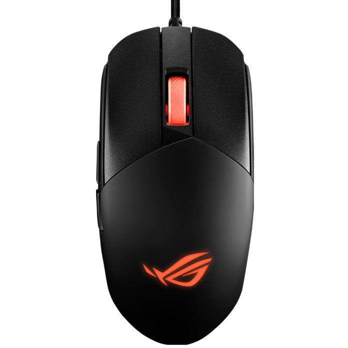 ASUS ROG Strix IMPACT III. Desna. Optička. USB Tip-A. 12000 DPI. Crna.