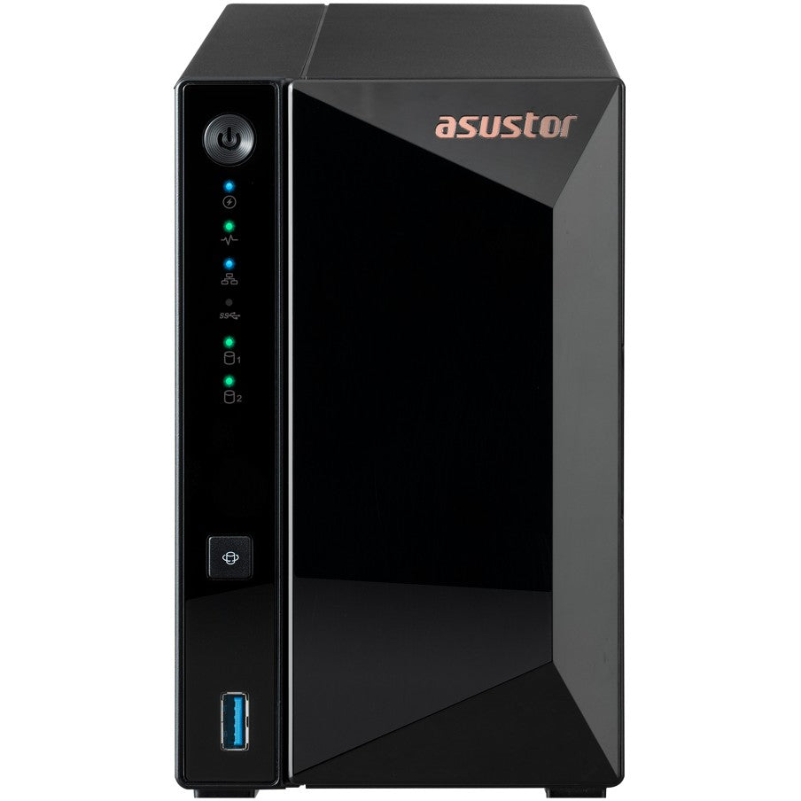 Asustor DRIVSTOR 2 Pro Gen2 AS3302T v2. NAS. Realtek. RTD1619B. 2GB. DDR4. ADM