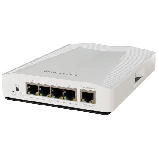 Mikrotik CRS304-4XG-IN. 10G Ethernet (100/1000/10000). Napajanje preko Etherneta (PoE).