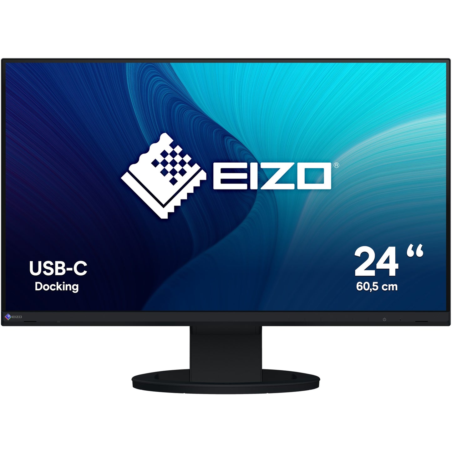 EIZO FlexScan EV2480-BK. 60,5 cm (23,8"). 1920 x 1080 piksela. Full HD. LED. 5 ms. Crni