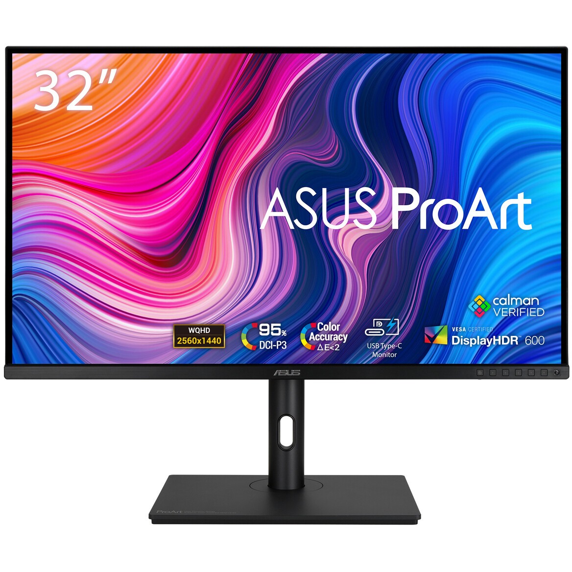 ASUS ProArt PA328CGV. 81,3 cm (32"). 2560 x 1440 piksela. Široki Quad HD. 5 ms. Crni