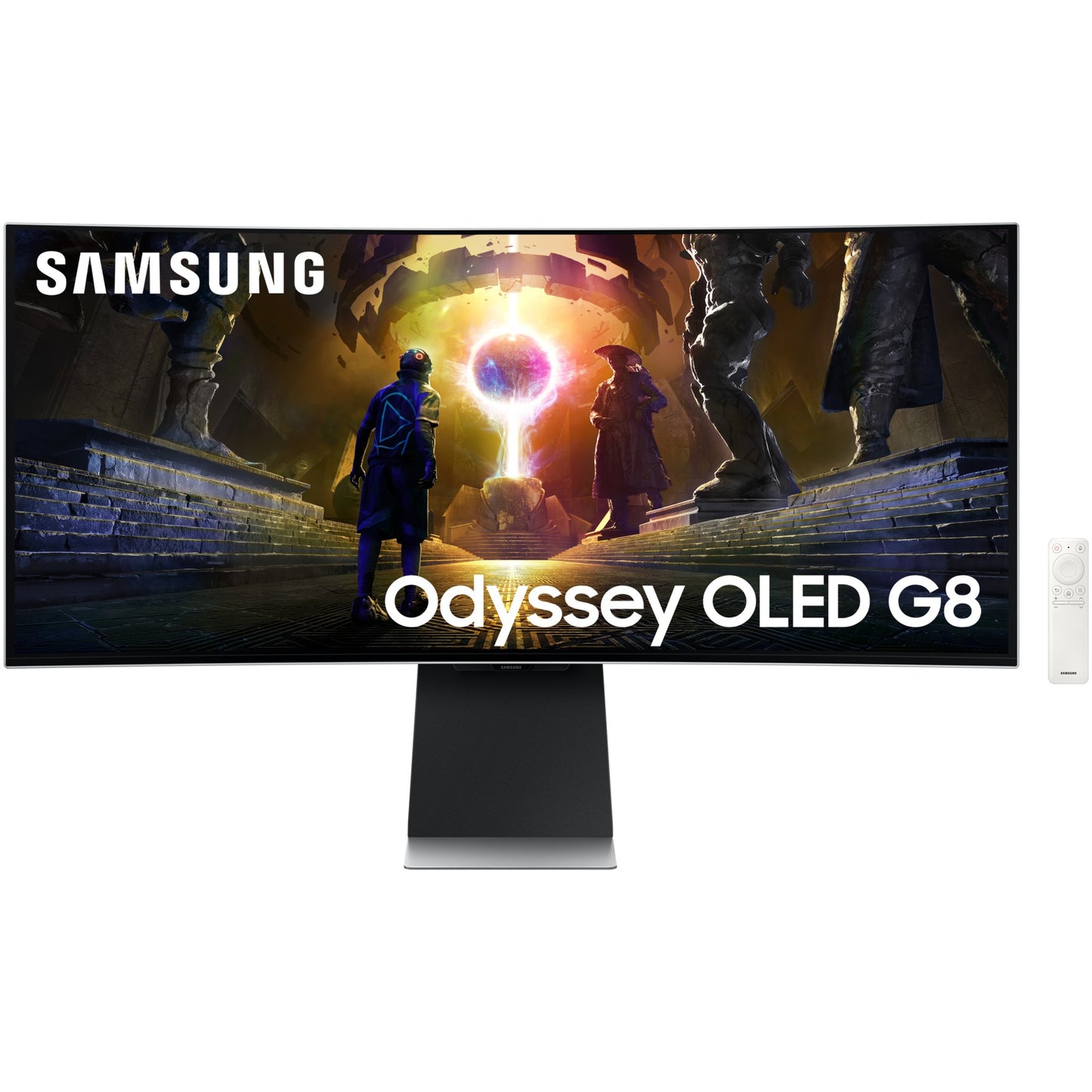 Samsung G85SD. 86,4 cm (34"). 3440 x 1440 piksela. UltraWide Quad HD. OLED. 0,03 ms. Srebrni