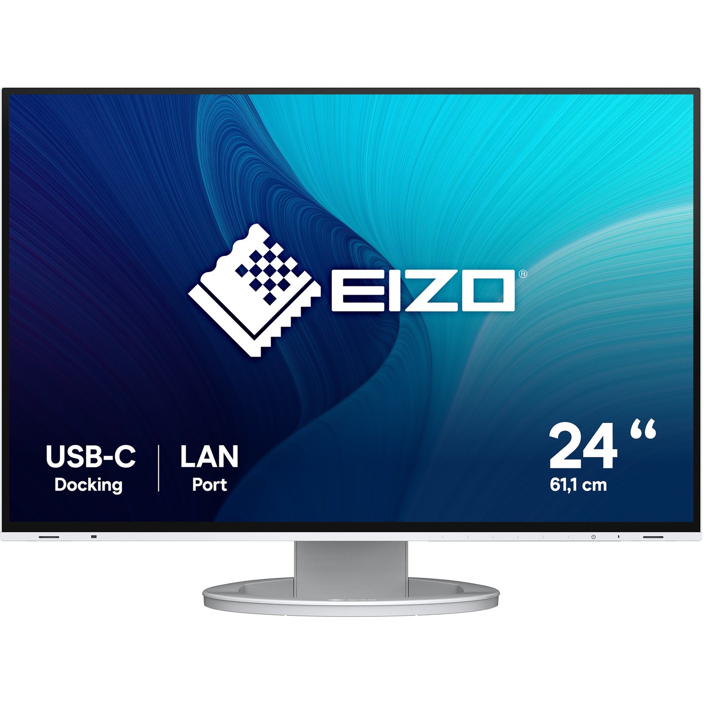EIZO FlexScan EV2495-WT. 61,2 cm (24,1"). 1920 x 1200 piksela. WUXGA. LED. 5 ms. Bijela