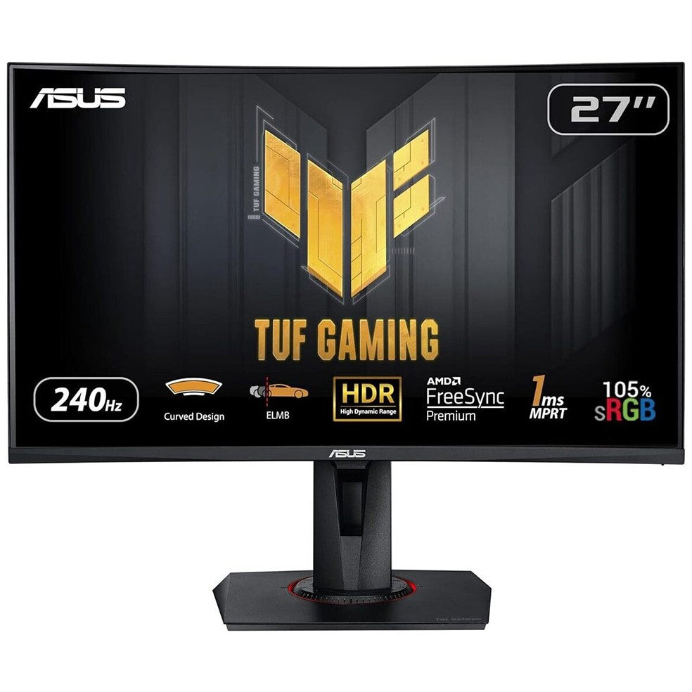 ASUS TUF Gaming VG27VQM. 68,6 cm (27"). 1920 x 1080 piksela. Full HD. LED. Crni.