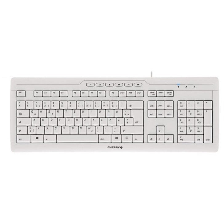 CHERRY STREAM 3.0. Puna veličina (100%). Žični. USB. Siva.